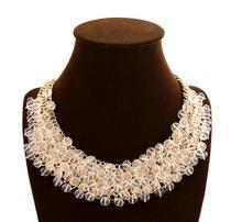 欧美时尚多层项链图片,多层次项链的时尚演绎